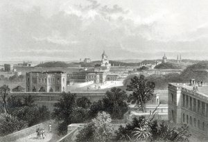 Lucknow, graverad av E.P Brandard, ca 1860